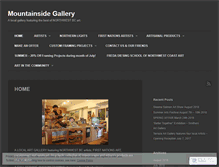 Tablet Screenshot of mountainside-gallery.com